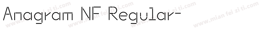 Anagram NF Regular字体转换